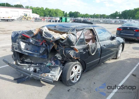 2007 Honda Accord 2.4 Ex из США, поврежденный, VIN 1HGCM56897A151517